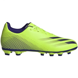 Botas de fútbol Adidas X Ghosted.4 FxG Jr EG8220 verde verde