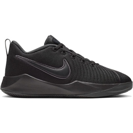 Zapatillas Nike Team Hustle Quick 2 negras para niños AT5298 001 negro negro