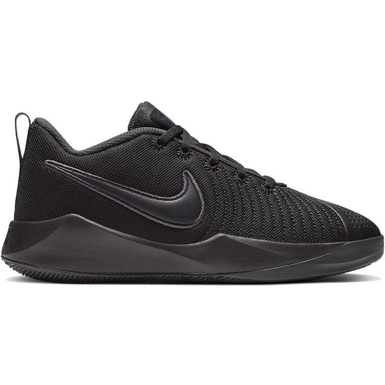 Zapatillas Nike Team Hustle Quick 2 negras para niños AT5298 001 negro negro