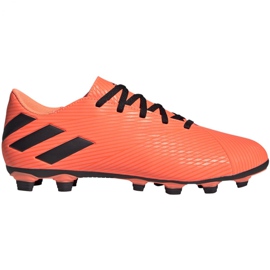 Botas de fútbol adidas Nemeziz 19.4 FxG M EH0302 multicolor naranja