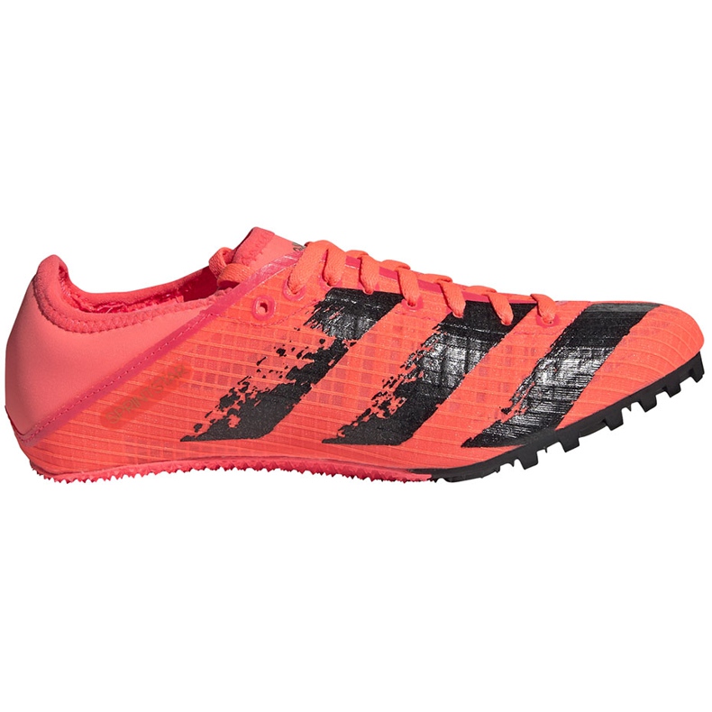 Zapatillas de mujer adidas Sprintstar Spikes FW9140 negro naranja