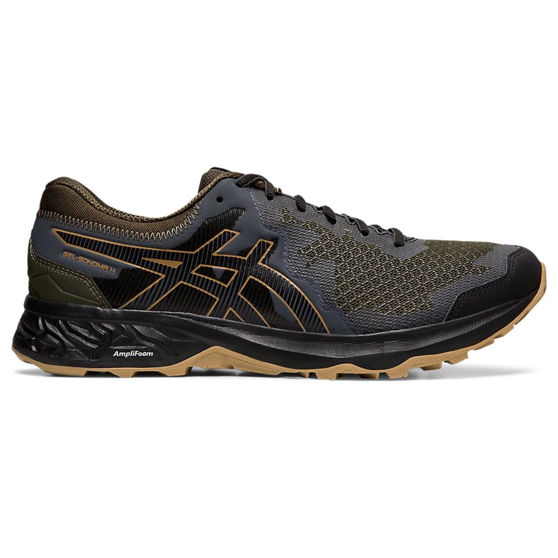 Zapatillas Asics Gel Sonoma 4 para hombre oliva-negras 1011A177 300 negro multicolor verde