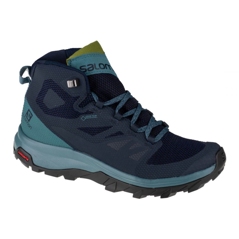 Salomon Outline Mid Gtx W 404846 azul marino