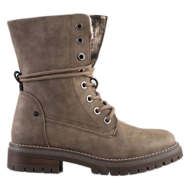 Super Mode Altos tramperos marrón