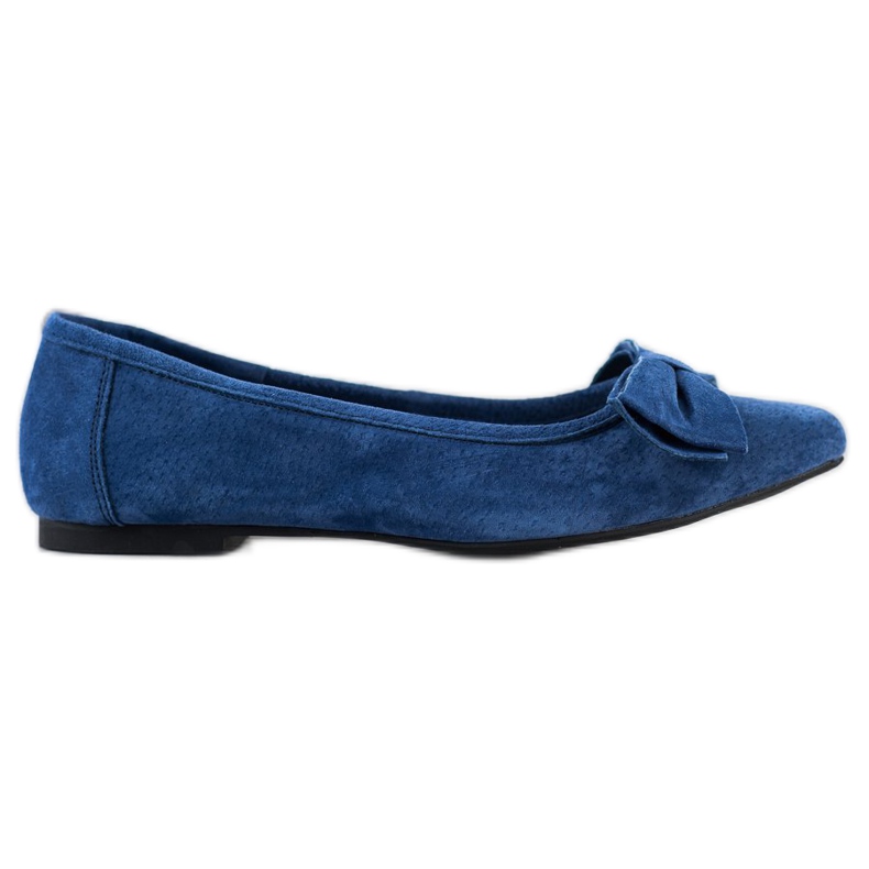 Filippo Bailarina de cuero con lazo azul Filippo Bailarina de cuero con lazo azul