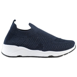 Goodin Zapatillas sin cordones azul marino