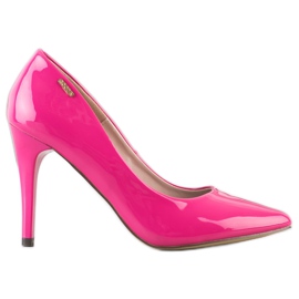 Goodin Bombas lacadas rosa