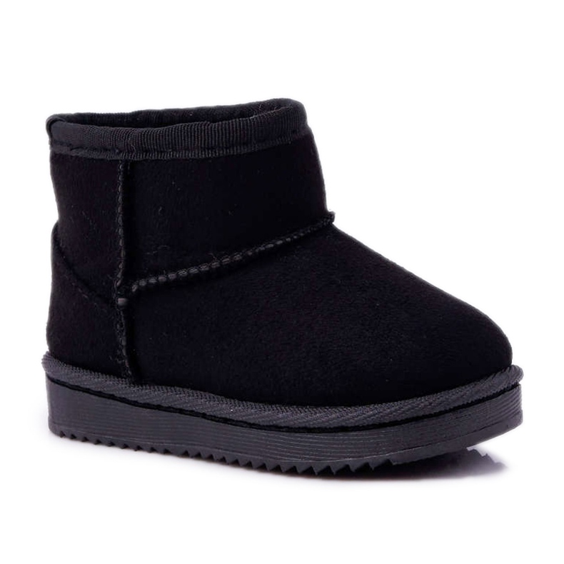 BUGO Botas de nieve para niños de color negro cálido para jóvenes Gooby