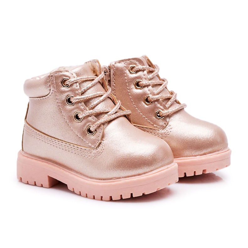 Niños Trappers Botas Calientes Champagne Dexter rosado Niños Trappers Botas Calientes Champagne Dexter rosado