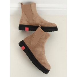 Botines Chelsea de suela alta en beige NS139P Beige Ii Genre Botines Chelsea de suela alta en beige NS139P Beige Ii Genre