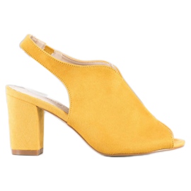Goodin Sandalias construidas amarillo