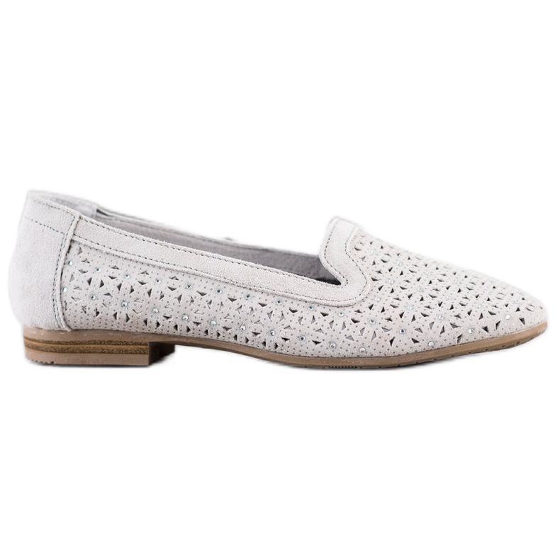 Filippo Señores de cuero con circonita cúbica gris Filippo Señores de cuero con circonita cúbica gris