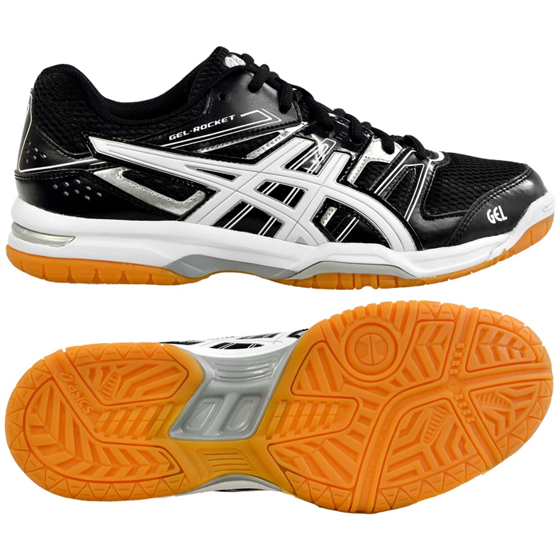 Zapatillas de voleibol Asics Gel Rocket B455N-9001 para mujer negro
