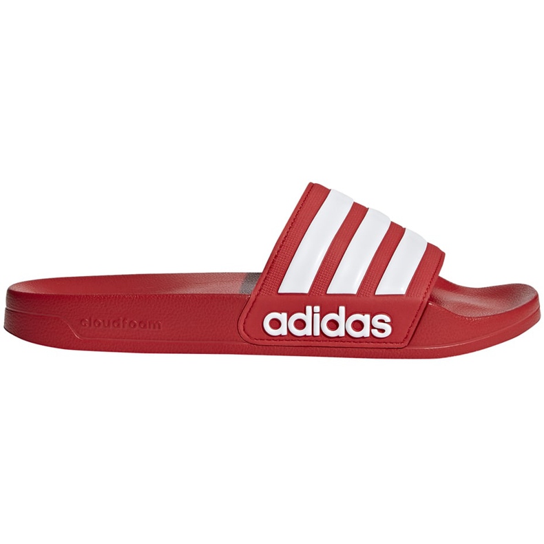Zapatillas hombre adidas Adilette Shower rojo AQ1705 blanco