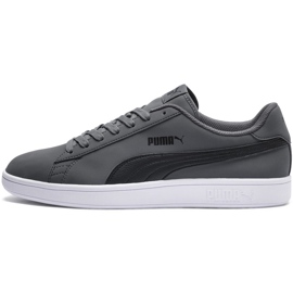 Zapatillas de hombres Puma Smash v2 Buck gris 365160 08