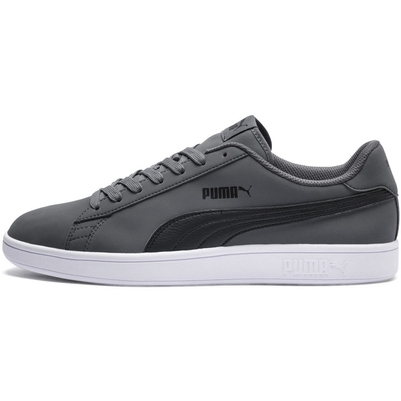 Zapatillas de hombres Puma Smash v2 Buck gris 365160 08