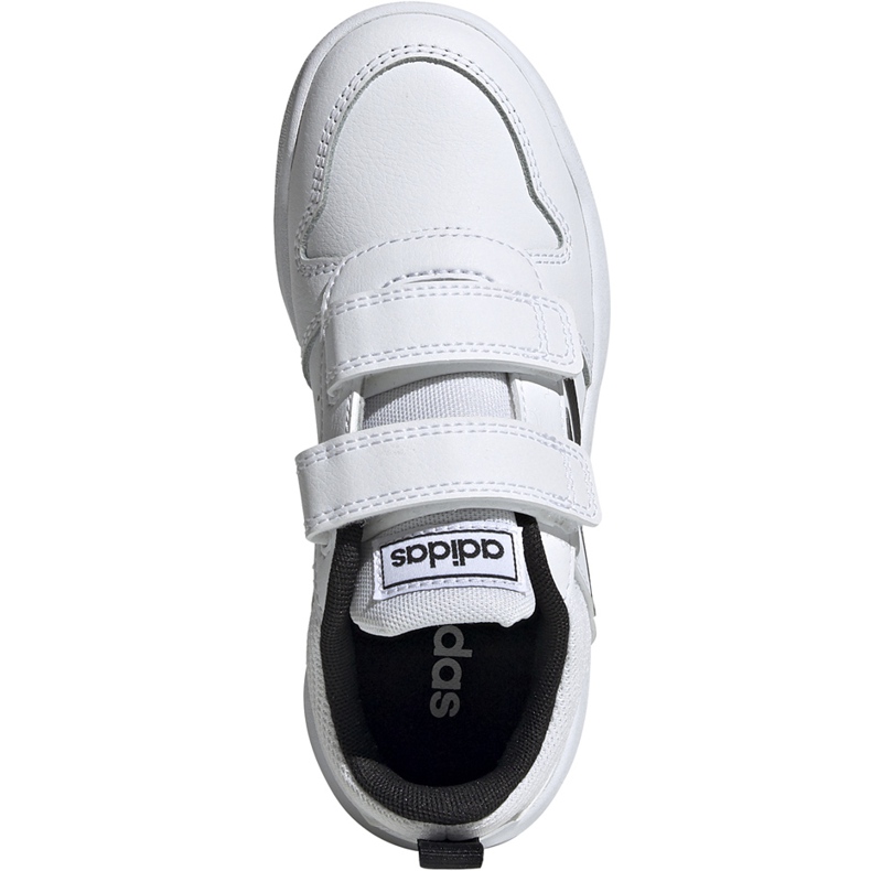 Zapatillas adidas Tensaur C blancas para niños EF1093 blanco