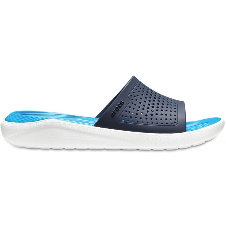 Crocs Literide Slide azul marino-blanco 205183462