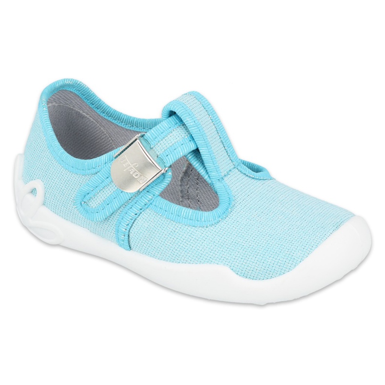 Calzado infantil befado blanka turquesa 115X004 azul plata