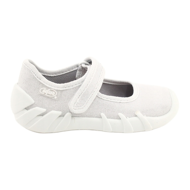 Zapatos speedy plateados para niños befado 109P222 plata gris