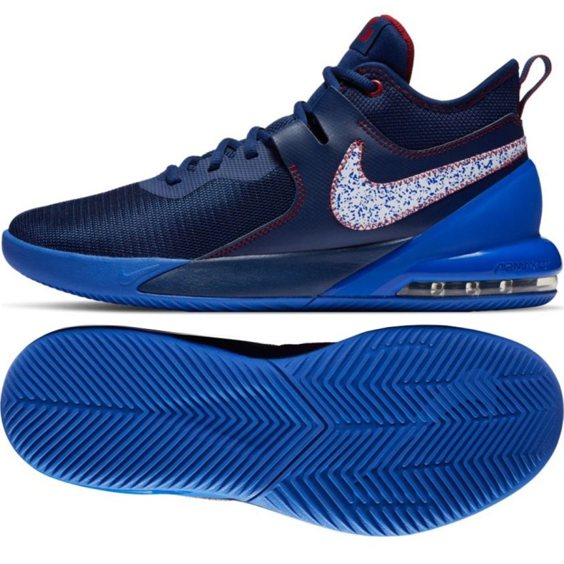 Calzado de baloncesto Nike Air Max Impact M CI1396 400 rojo, azul marino, azul azul marino