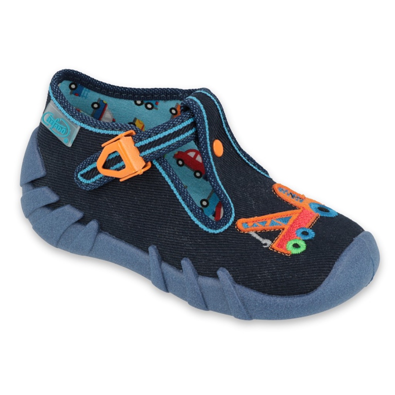 Calzado infantil befado 110P389 azul marino naranja