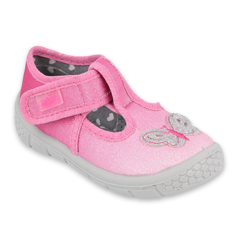 Calzado infantil befado 533P005 rosado plata