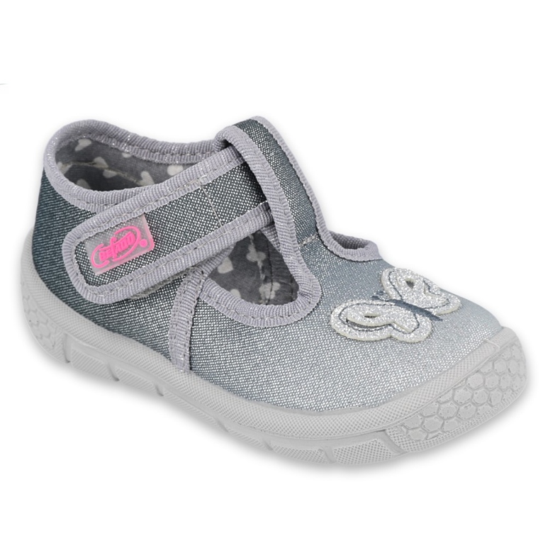 Calzado infantil befado 533P006 plata gris
