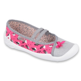 Calzado infantil befado 116Y288 rosa gris multicolor