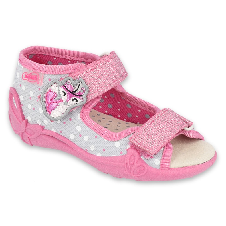 Calzado infantil befado amarillo 342P018 rosado gris