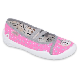 Calzado infantil befado 116X284 rosado gris