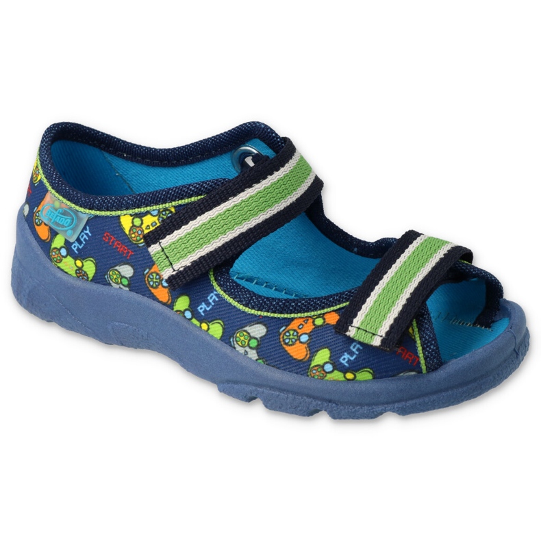 Zapatillas para niños de Befado para velcro 969x160 multicolor
