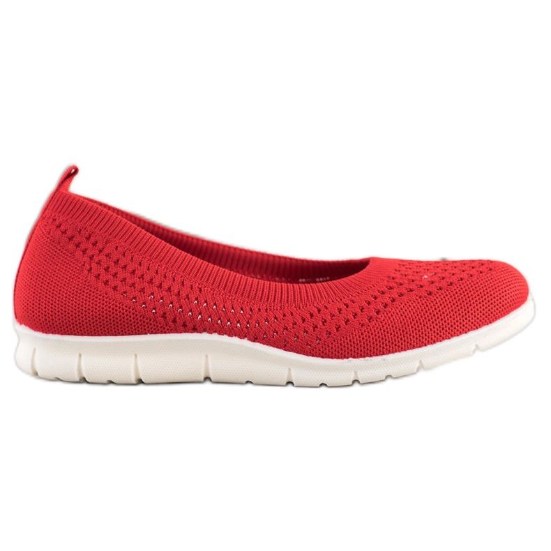 Goodin Slipons calados rojo