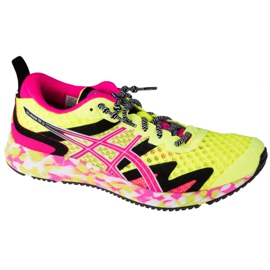 Asics Gel-Noosa Tri 12 W 1012A578-751 negro rosado amarillo