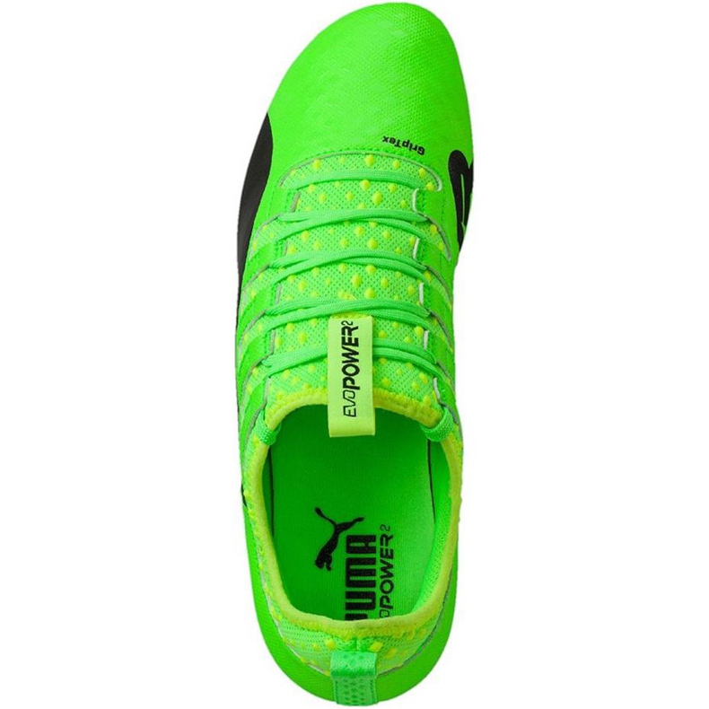 Botas de fútbol Puma Evo Power Vigor 2 Fg 103954 01 verde Botas de fútbol Puma Evo Power Vigor 2 Fg 103954 01 verde