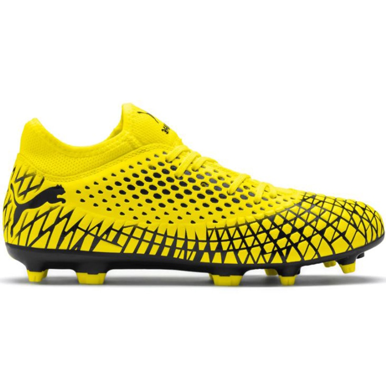 Botas de fútbol Puma Future 4.4 Fg Ag amarillo-negro 105613 03