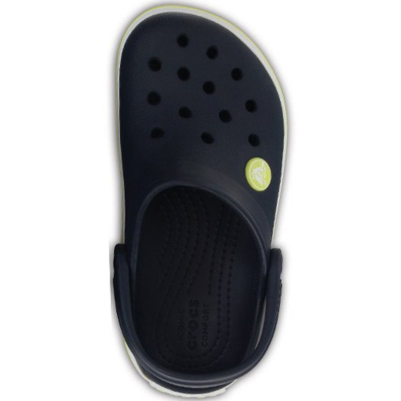 Zapatos Crocs Crocband Clog K Jr.204537 42K negro azul marino verde