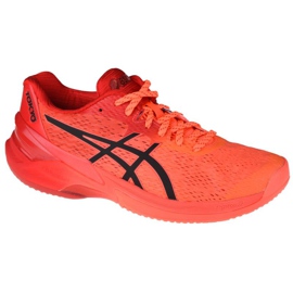 Zapatillas de voleibol Asics Sky Elite Ff Tokyo M 1051A055-701 rojo naranjas y tintos