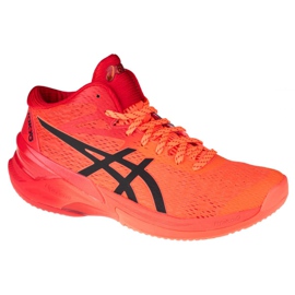 Zapatillas de voleibol Asics Sky Elite Ff Mt Tokyo M 1051A056-701 rojo naranjas y rojos