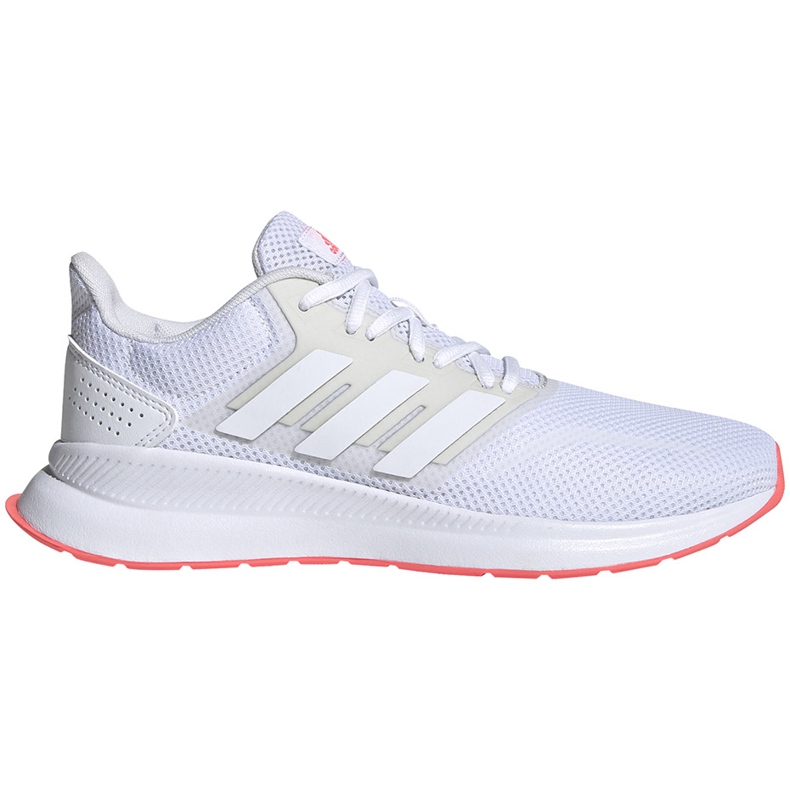 Zapatillas de mujer adidas Runfalcon blancas, beige y naranjas FW5142 blanco