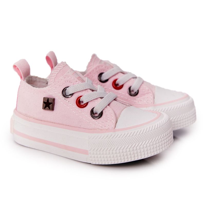 Zapatillas bajas clásicas para niños Big Star HH374197 Rosa rosado