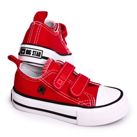 Zapatillas bajas para niños con velcro Big Star HH374098 Rojo Zapatillas bajas para niños con velcro Big Star HH374098 Rojo