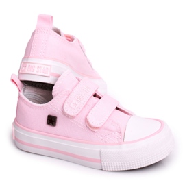 Zapatillas bajas para niños con velcro Big Star HH374099 Rosa Zapatillas bajas para niños con velcro Big Star HH374099 Rosa
