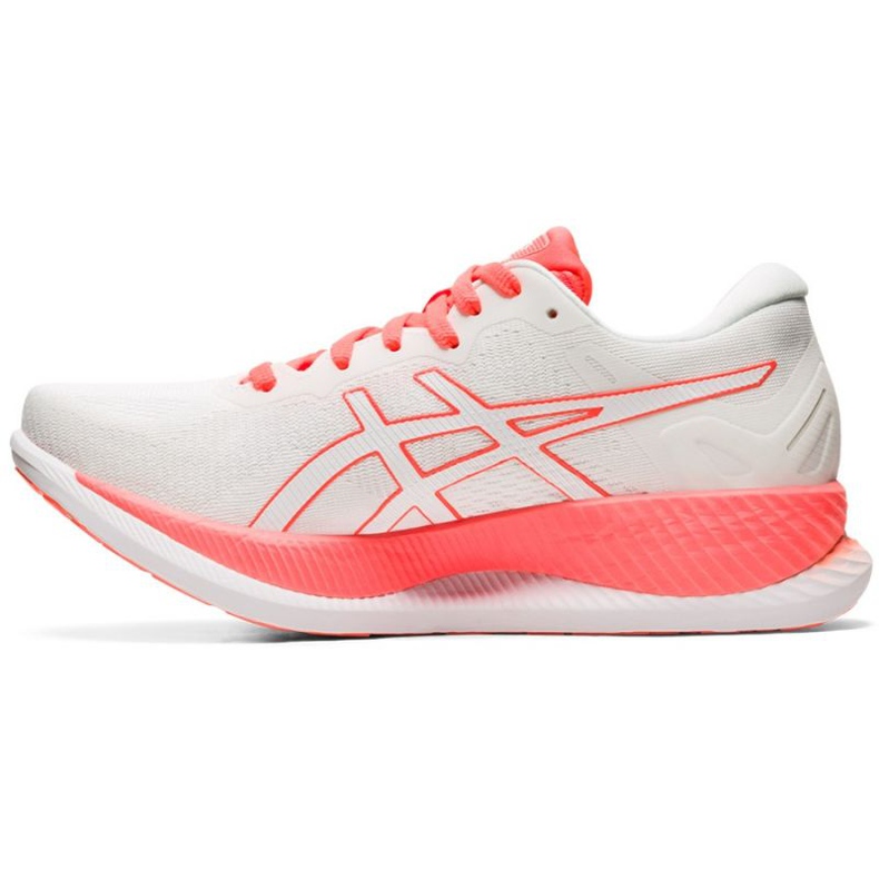 Zapatillas para correr Asics GlideRide Tokyo W 1012A943 100 blanco naranja Zapatillas para correr Asics GlideRide Tokyo W 1012A943 100 blanco naranja