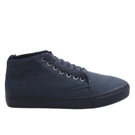 Zapatillas altas con estilo Y007 Azul marino