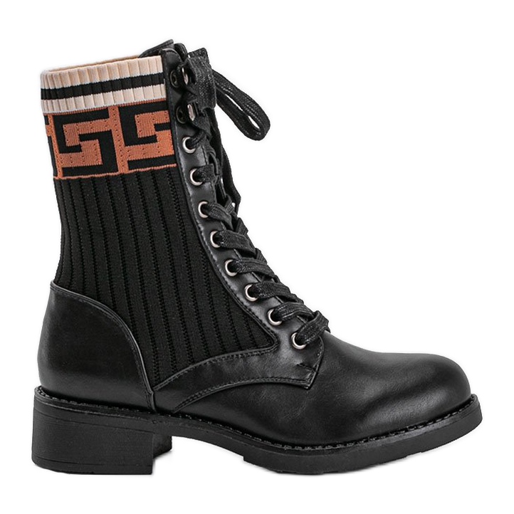 Botas de trabajo de mujer negras 7507-PA negro