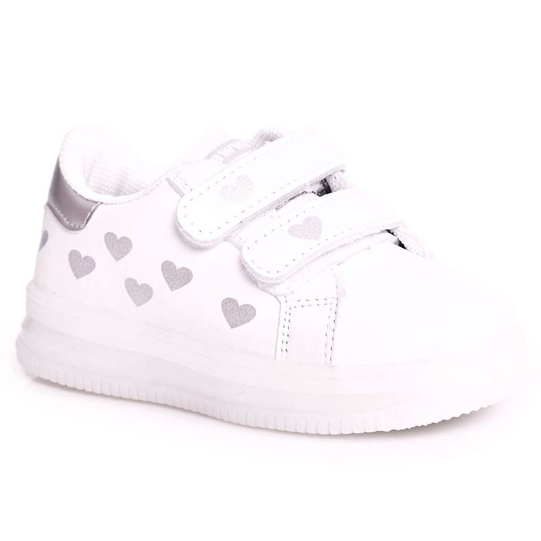 Apawwa Zapatilla Deportiva Infantil Con Suela Luminosa Led Boomer Blanco-Plata