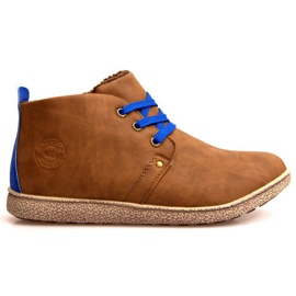 Zapatillas altas con aislamiento 3021 Camel marrón