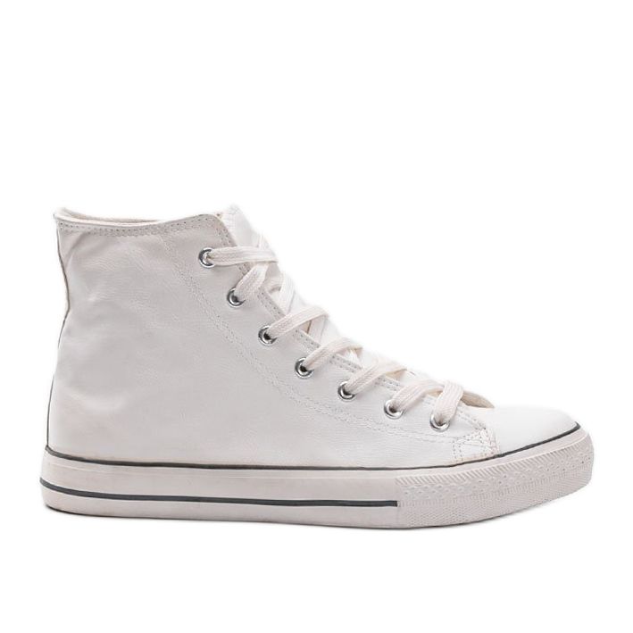 Zapatillas de hombre clásicas Leather White BF3222C blanco