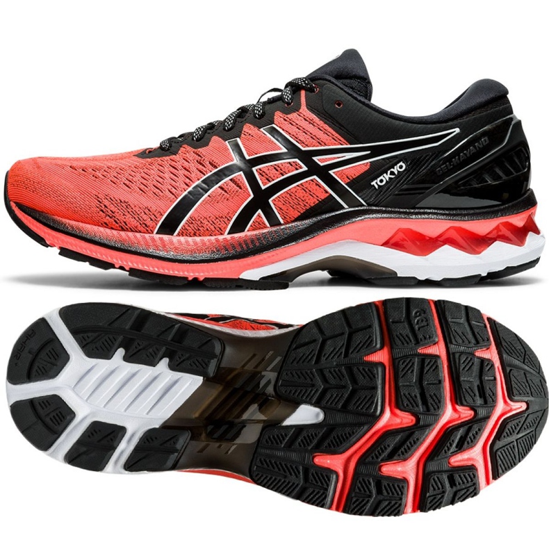 Asics Gel Kayano 27 Tokio M 1011B077-600 negro rojo